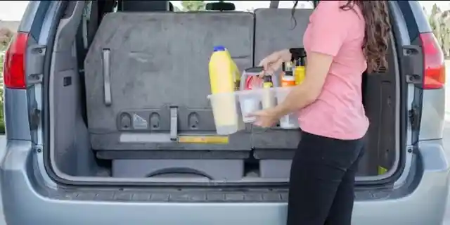 Shower Caddy For An Organized Trunk