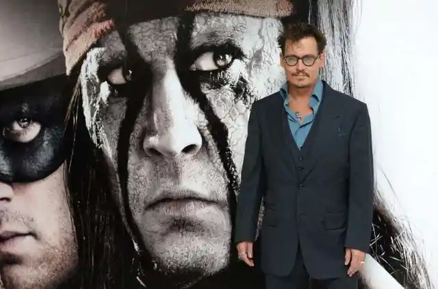 Johnny Depp in The Lone Ranger