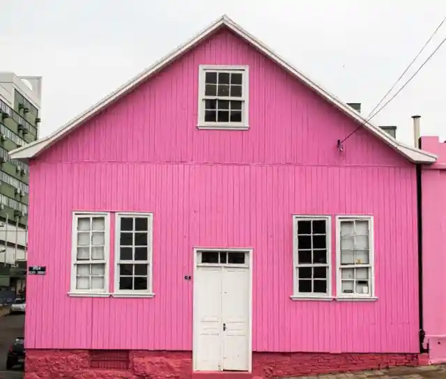If a girl likes her one-story house colored pink, her clothes are also pink, her hair is pink, and even her furniture is pink, what will be the color of her stairs?