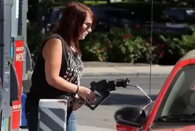 Pump Precision: A Gas Station Gag