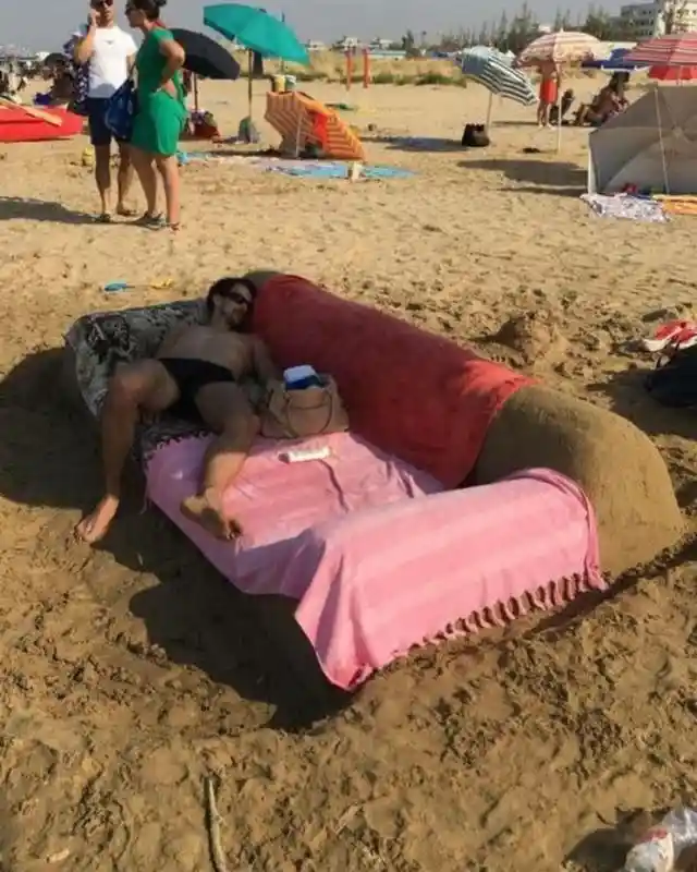 A Beachside Couch Potato?