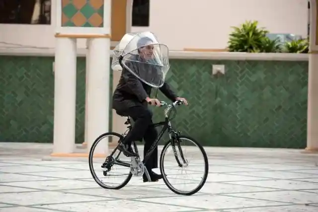 Hands-free Umbrella For Cycling