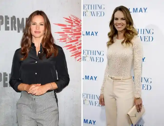 Hilary Swank & Jennifer Garner