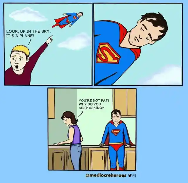 The Mediocre Superheroes: 35 Hilarious Comic Strips Lampooning The Superhero Genre