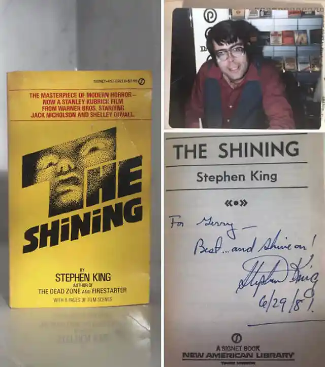 A Signed Paperback Book by Stephen King