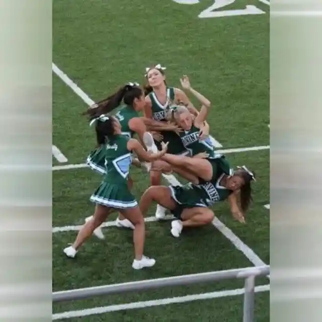 40 Epic Cheerleader Moments Captured On Cam