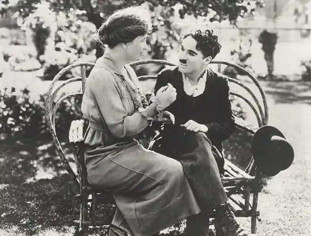 Charlie Chaplin and Helen Keller Alone Together