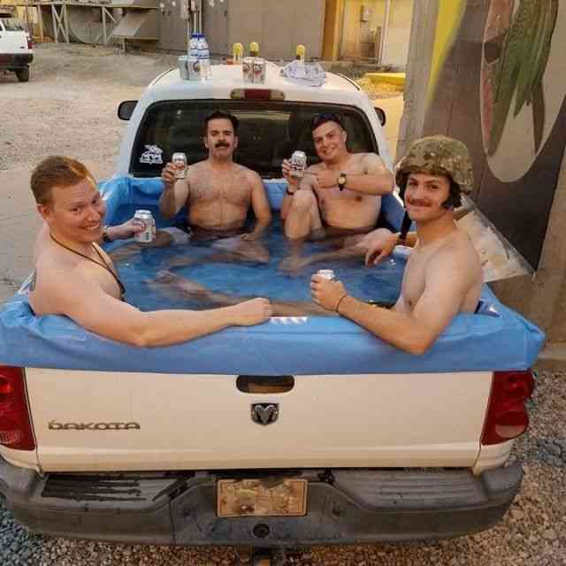 Hot Tub? Nah, We?ve Got a Truck Tub