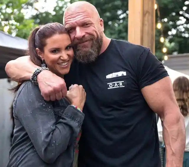 Triple H. and Stephanie McMahon