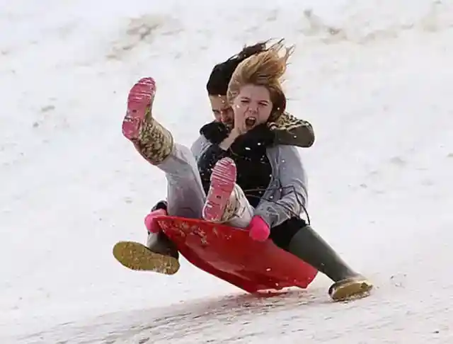 Surprising Fun on a Shared Sled