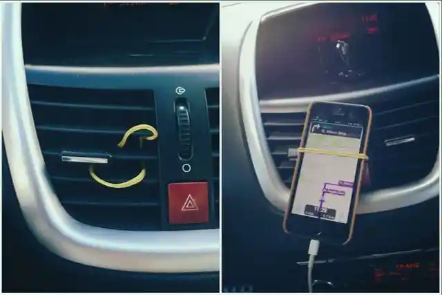 DIY Phone Holder? Rubber Bands Have You Covered