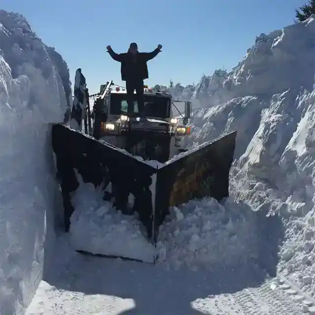 Heroic Snow Shoveling