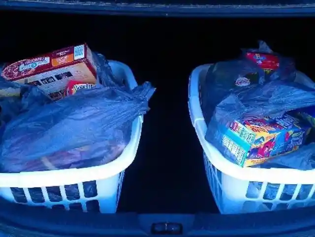 Simplify Grocery Runs With A Laundry Basket