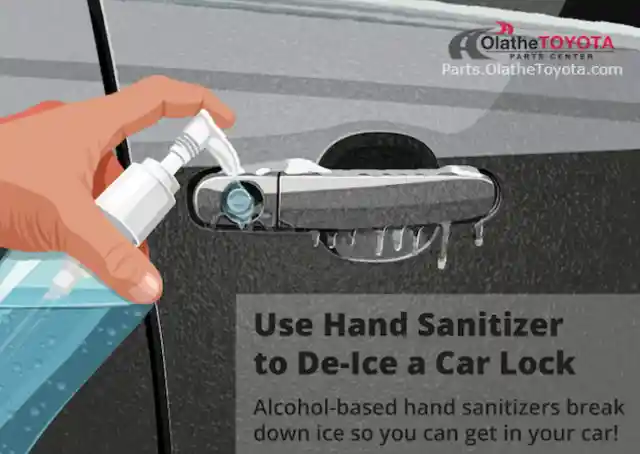 Defrost Your Car Locks With Hand Sanitizer
