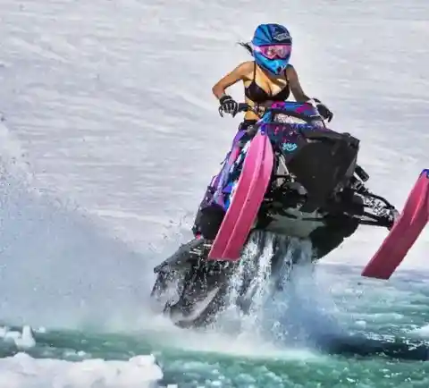 Maria’s Chilly Snowmobile Expedition