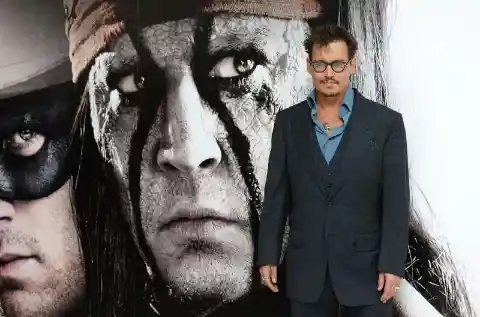 Johnny Depp in The Lone Ranger
