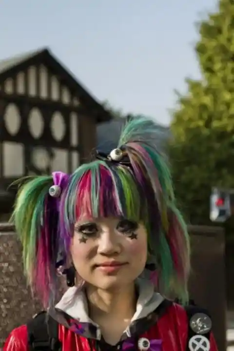 Rainbow Colored Hair