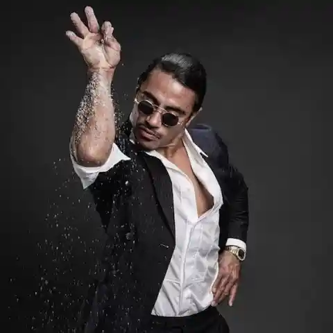 We all know him as Salt Bae, from the popular meme, but the notorious restaurateur Nusret Gökçe is serious about his craft. He opened a restaurant in Knightsbridge in 2021, attracting the attention of fans and critics for the unforgivably high prices on the menu. Apart from wine, what was the most expensive item sold in the restaurant?