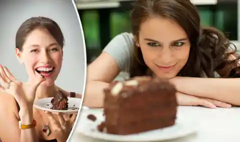 Choose the correct verb: “I __ to eat chocolate cake.”