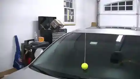Use a Tennis Ball to Perfect Garage Parking