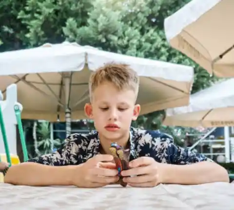 Waiting For His Father