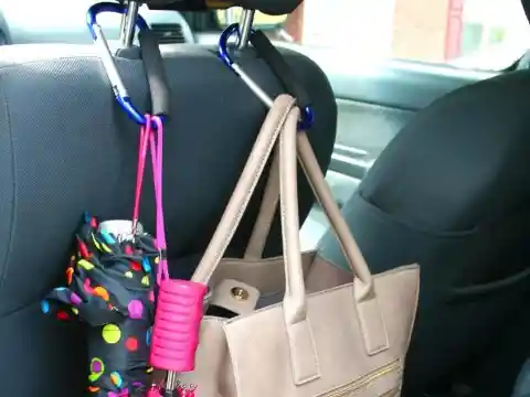 Carabiner Hooks To Free Up Space