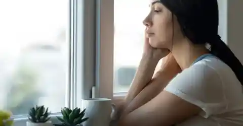 Tears Sliding Down Her Face 