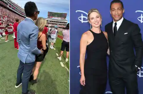 13. Amy Robach and T.J. Holmes – Together Since 2022