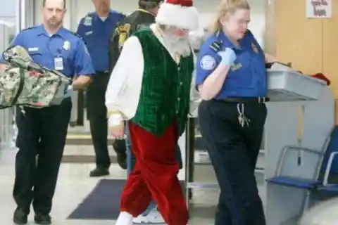 Santa Gets Himself In Trouble