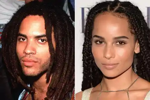 Lenny Kravitz and Zoë Kravitz — Age 26