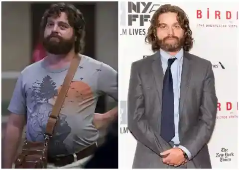 Zach Galifianakis – 25 kilograms