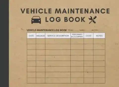 Maintain A Car Maintenance Log