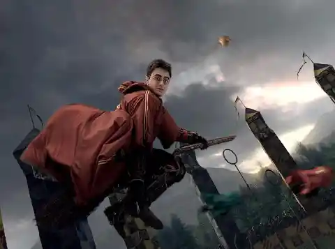 What was the model of Harry's first Quidditch broomstick?