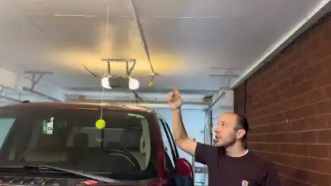 Perfect Garage Parking With A Tennis Ball