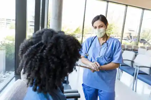Entering The Doctors Office