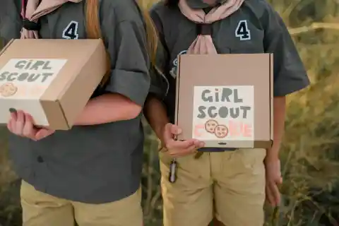 A Young Girl Scout