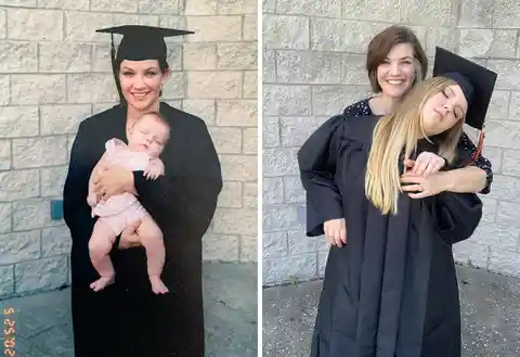 High School Graduations, 18 Years Apart