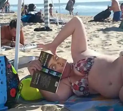 Reading At The Beach