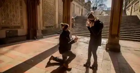 He Pops The Question