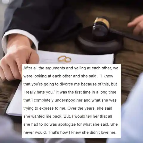 35 People Reveal the Moment They Realized Divorce Was Inevitable