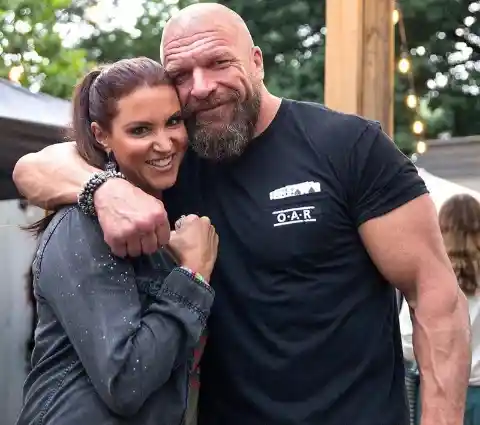 Triple H. and Stephanie McMahon