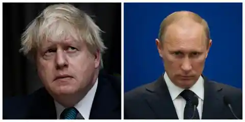 PM Boris Johnson & Vladimir Putin Meet Face to Face