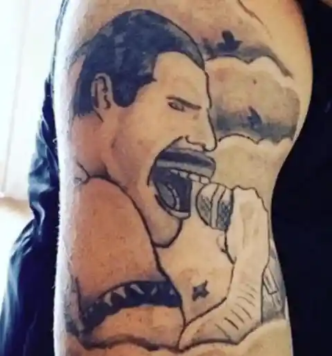 Freddie am Arm