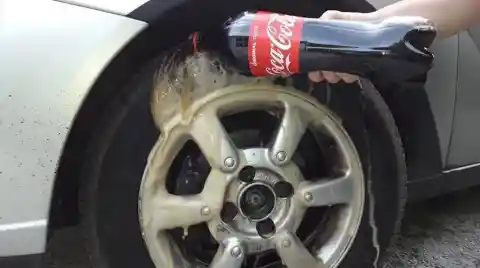 Shiny Wheels? Clean Them With Coke