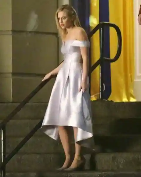 Betty's Greyish-Purple Satin Dress (Riverdale)