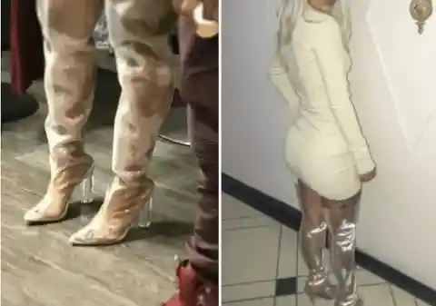 Kanye’s Transparent Boots