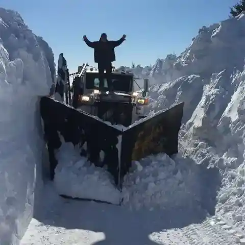 Heroic Snow Shoveling
