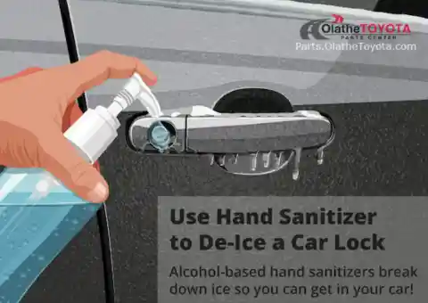 Defrost Your Car Locks With Hand Sanitizer